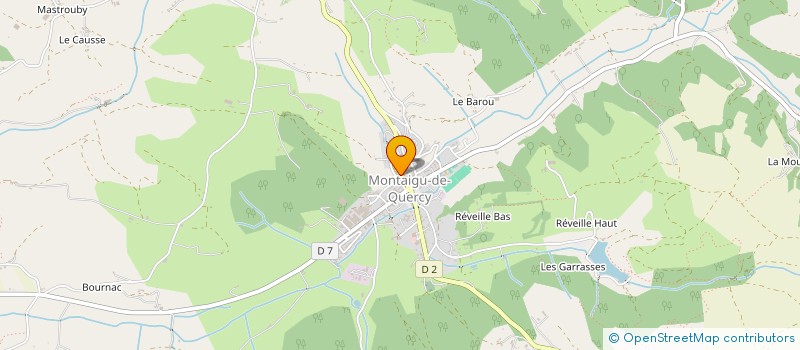 localisation de l'entreprise PHARMACIE DE MONTAIGU  MONTAIGU-DE-QUERCY