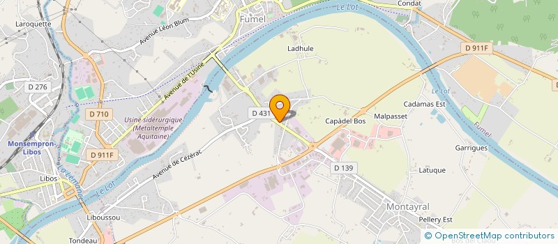 localisation de l'entreprise PHARMACIE DE MONTAYRAL  MONTAYRAL