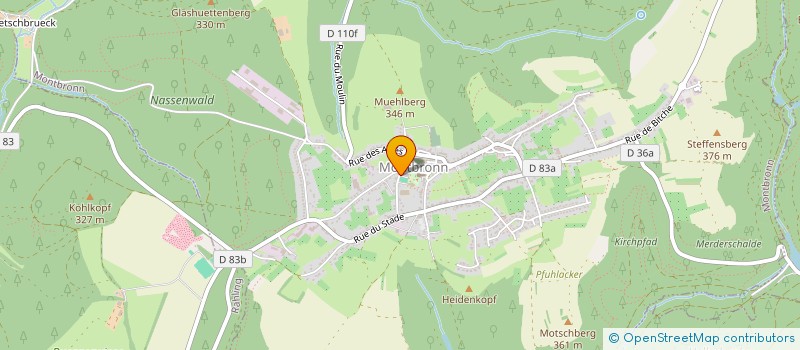 localisation de l'entreprise PHARMACIE DE MONTBRONN  MONTBRONN