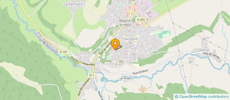 localisation de l'entreprise PHARMACIE DE NOGENT à NOGENT