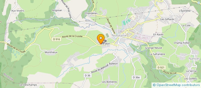 localisation de l'entreprise PHARMACIE DE NOVALAISE à NOVALAISE