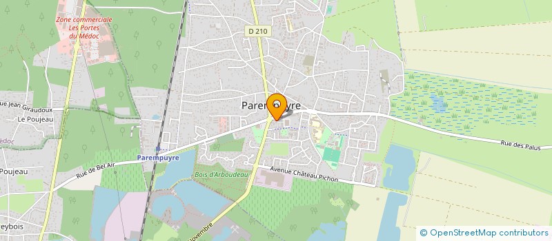 localisation de l'entreprise PHARMACIE DE PAREMPUYRE  PAREMPUYRE