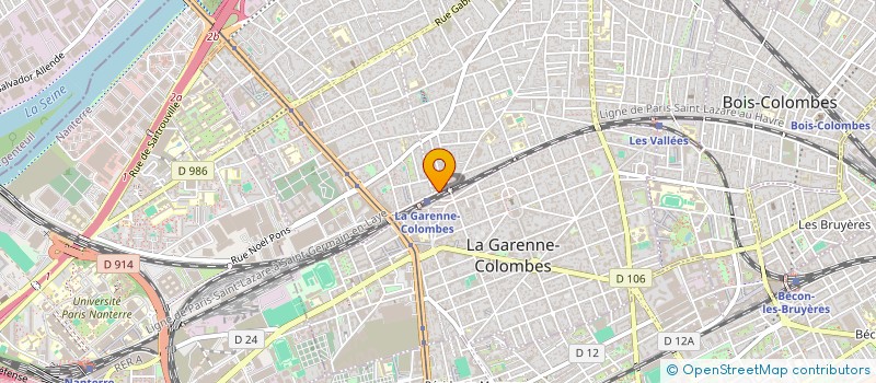 localisation de l'entreprise PHARMACIE DE PARIS à COLOMBES