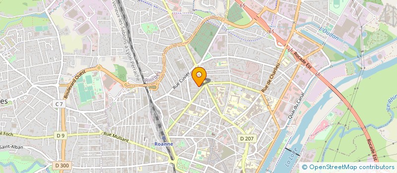 localisation de l'entreprise PHARMACIE DE PARIS à ROANNE