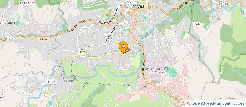 localisation de l'entreprise PHARMACIE DE PASTE à PRIVAS