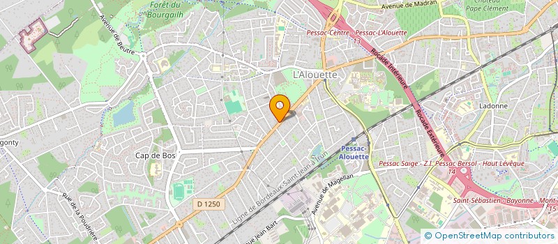 localisation de l'entreprise PHARMACIE DE PESSAC FRANCE  PESSAC