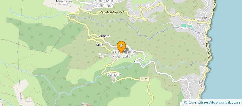 localisation de l'entreprise PHARMACIE DE PIETRANERA - BASTERI ET MARCHELLI à SAN-MARTINO-DI-LOTA