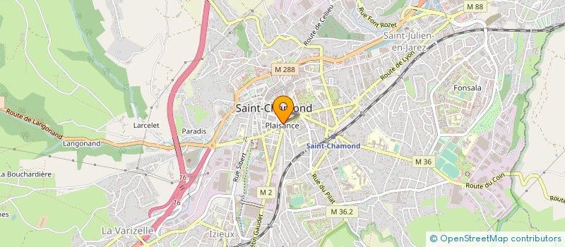 localisation de l'entreprise PHARMACIE DE PLAISANCE à SAINT-CHAMOND