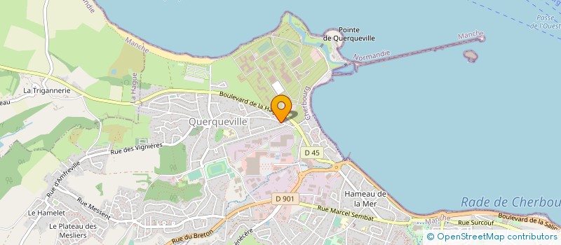 localisation de l'entreprise PHARMACIE DE QUERQUEVILLE à CHERBOURG-EN-COTENTIN