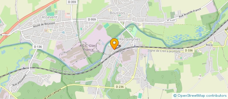 localisation de l'entreprise PHARMACIE DE RECQUIGNIES à RECQUIGNIES