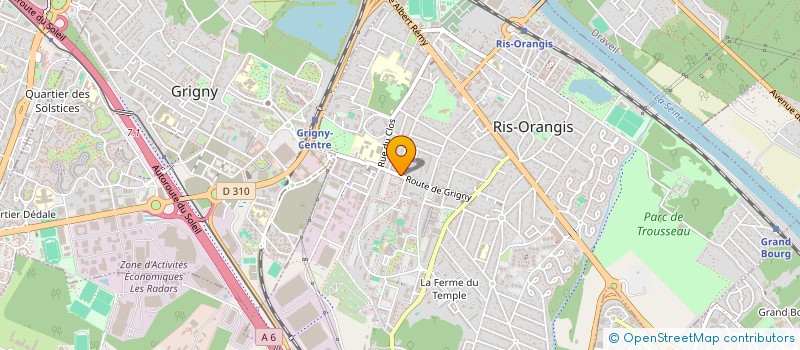 localisation de l'entreprise PHARMACIE DE RIS  RIS-ORANGIS