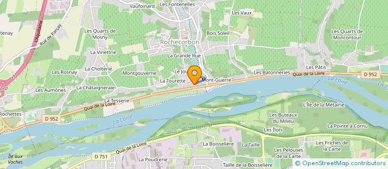 localisation de l'entreprise PHARMACIE DE ROCHECORBON à ROCHECORBON