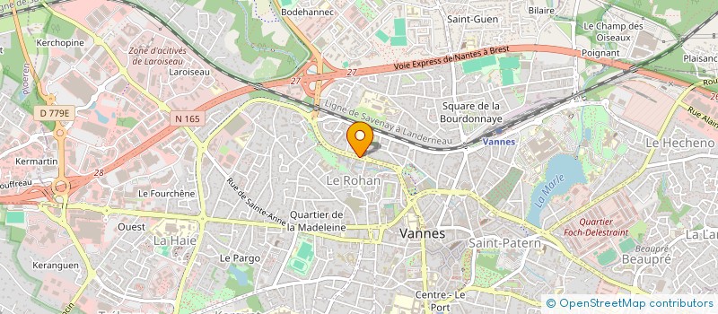 localisation de l'entreprise PHARMACIE DE ROHAN à VANNES