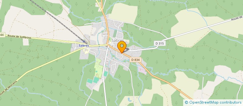 localisation de l'entreprise PHARMACIE DE SABRES  SABRES