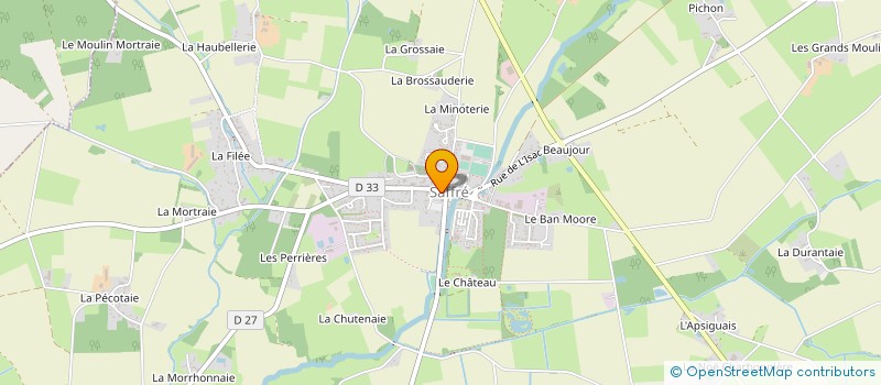 localisation de l'entreprise PHARMACIE DE SAFFRE à SAFFRE