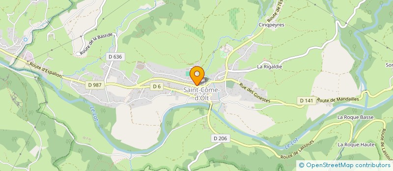 localisation de l'entreprise PHARMACIE DE SAINT COME D'OLT  SAINT-COME-D'OLT