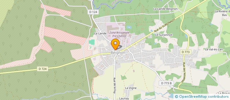 localisation de l'entreprise PHARMACIE DE SAINT-CYR à GUER
