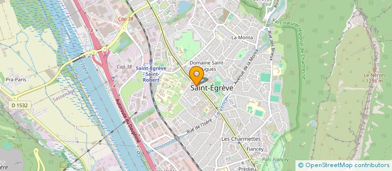 localisation de l'entreprise PHARMACIE DE SAINT EGREVE  SAINT-EGREVE