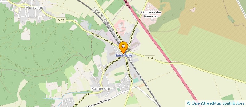 localisation de l'entreprise PHARMACIE DE SAINT ERME à SAINT-ERME-OUTRE-ET-RAMECOURT