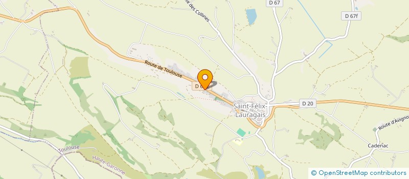 localisation de l'entreprise PHARMACIE DE SAINT FELIX  SAINT-FELIX-LAURAGAIS