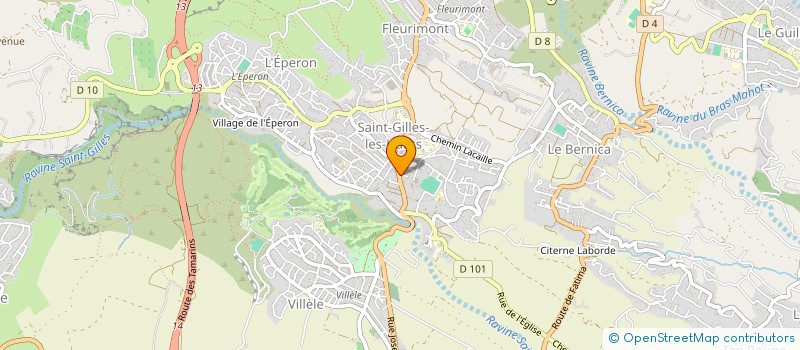 localisation de l'entreprise PHARMACIE DE SAINT-GILLES LES HAUTS  SAINT-PAUL