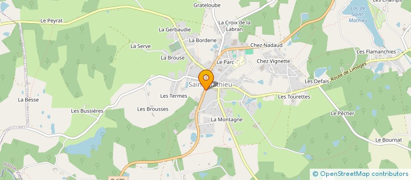 localisation de l'entreprise PHARMACIE DE SAINT MATHIEU à SAINT-MATHIEU