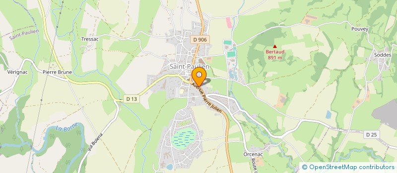 localisation de l'entreprise PHARMACIE DE SAINT PAULIEN  SAINT-PAULIEN