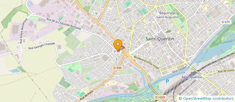 localisation de l'entreprise PHARMACIE DE SAINT QUENTIN à SAINT-QUENTIN