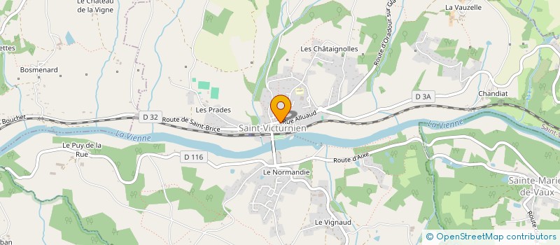 localisation de l'entreprise PHARMACIE DE SAINT VICTURNIEN à SAINT-VICTURNIEN