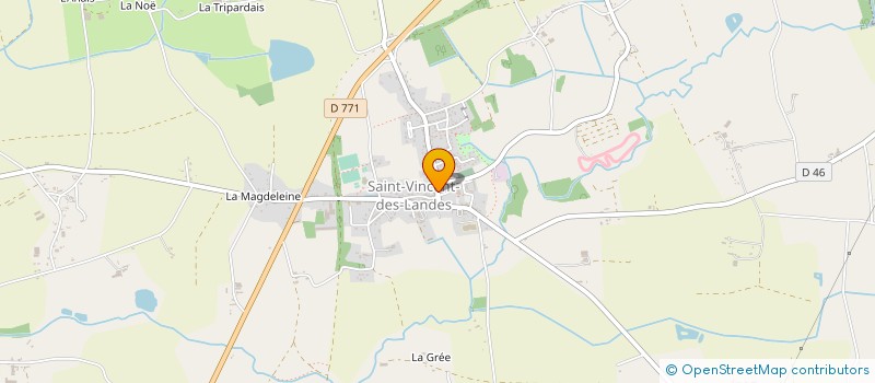 localisation de l'entreprise PHARMACIE DE SAINT VINCENT  SAINT-VINCENT-DES-LANDES