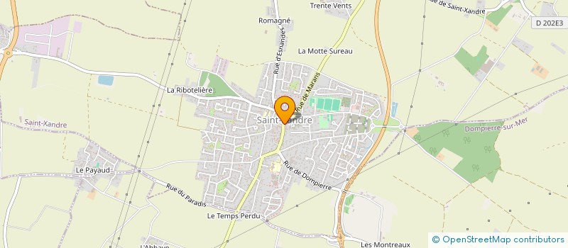 localisation de l'entreprise PHARMACIE DE SAINT-XANDRE  SAINT-XANDRE