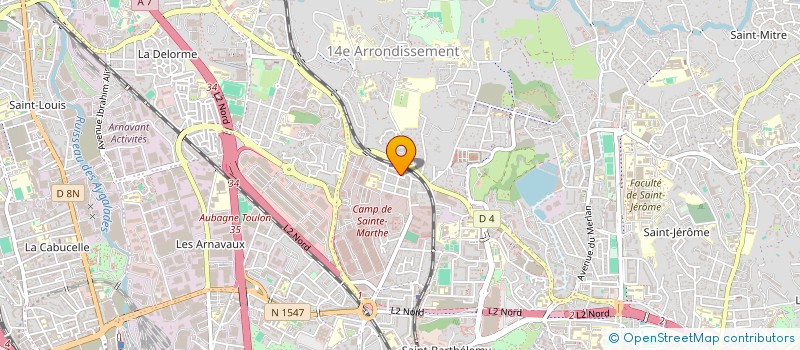 localisation de l'entreprise PHARMACIE DE SAINTE MARTHE  MARSEILLE