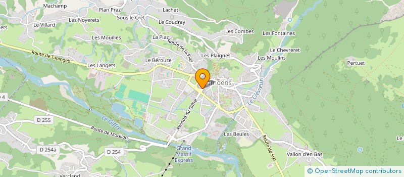 localisation de l'entreprise PHARMACIE DE SAMOENS à SAMOENS