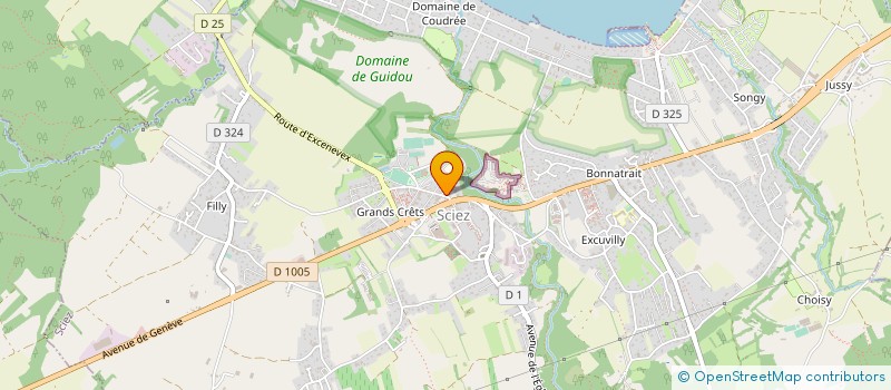 localisation de l'entreprise PHARMACIE DE SCIEZ  SCIEZ