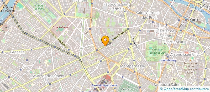 localisation de l'entreprise PHARMACIE DE SEVRES  PARIS