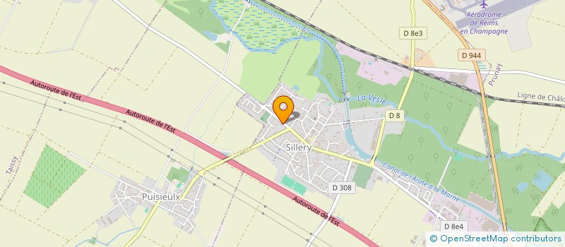 localisation de l'entreprise PHARMACIE DE SILLERY  SILLERY