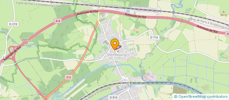 localisation de l'entreprise PHARMACIE DE STEINBOURG  STEINBOURG