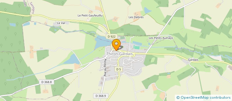 localisation de l'entreprise PHARMACIE DE THIRON à THIRON-GARDAIS