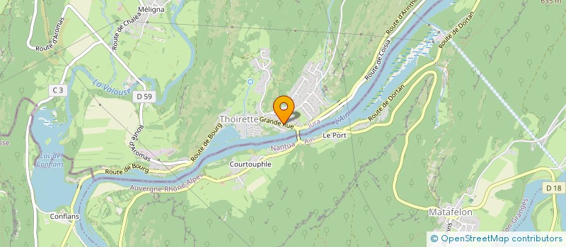 localisation de l'entreprise PHARMACIE DE THOIRETTE  THOIRETTE-COISIA