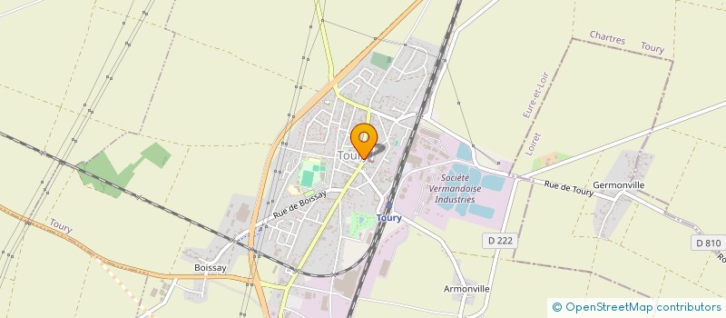localisation de l'entreprise PHARMACIE DE TOURY à TOURY