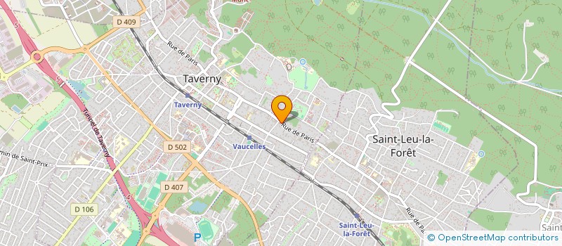 localisation de l'entreprise PHARMACIE DE VAUCELLES  TAVERNY