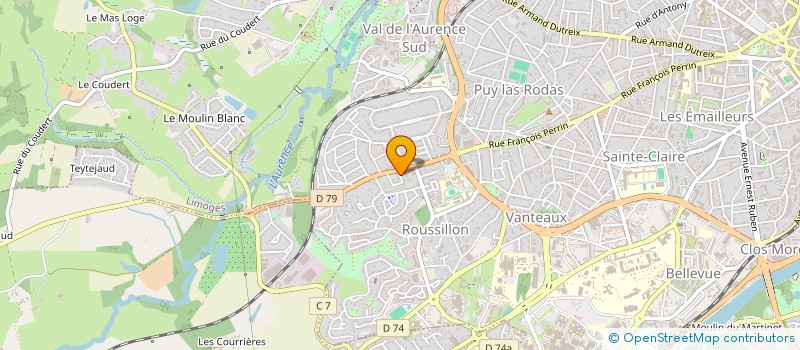 localisation de l'entreprise PHARMACIE DE VAYRES à LIMOGES