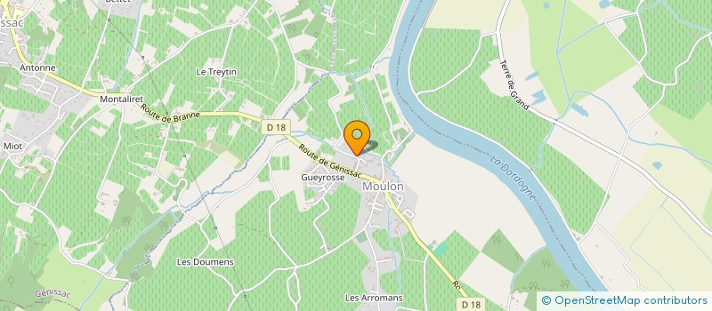 localisation de l'entreprise PHARMACIE DE VAYRES  MOULON