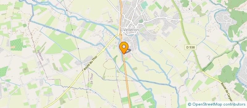 localisation de l'entreprise PHARMACIE DE VELLERON  VELLERON