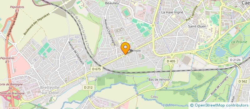 localisation de l'entreprise PHARMACIE DE VENOIX à CAEN