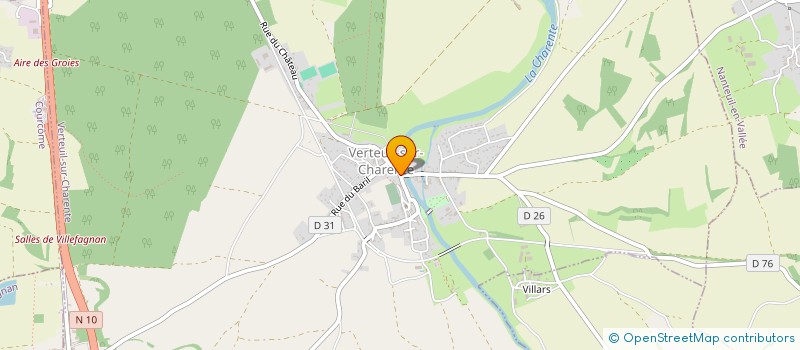 localisation de l'entreprise PHARMACIE DE VERTEUIL à VERTEUIL-SUR-CHARENTE