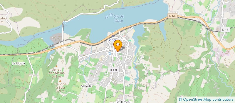 localisation de l'entreprise PHARMACIE DE VINCA  VINCA