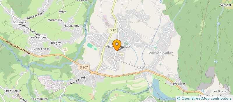 localisation de l'entreprise PHARMACIE DE VIUZ  VIUZ-EN-SALLAZ