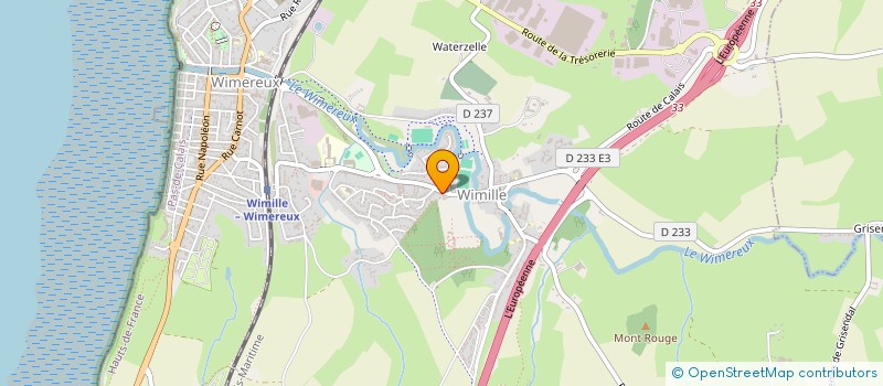 localisation de l'entreprise PHARMACIE DEGROOTE - VANDECASTEELE  WIMILLE