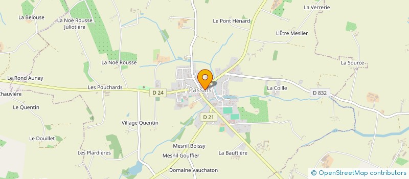 localisation de l'entreprise PHARMACIE DELANGLE à PASSAIS VILLAGES
